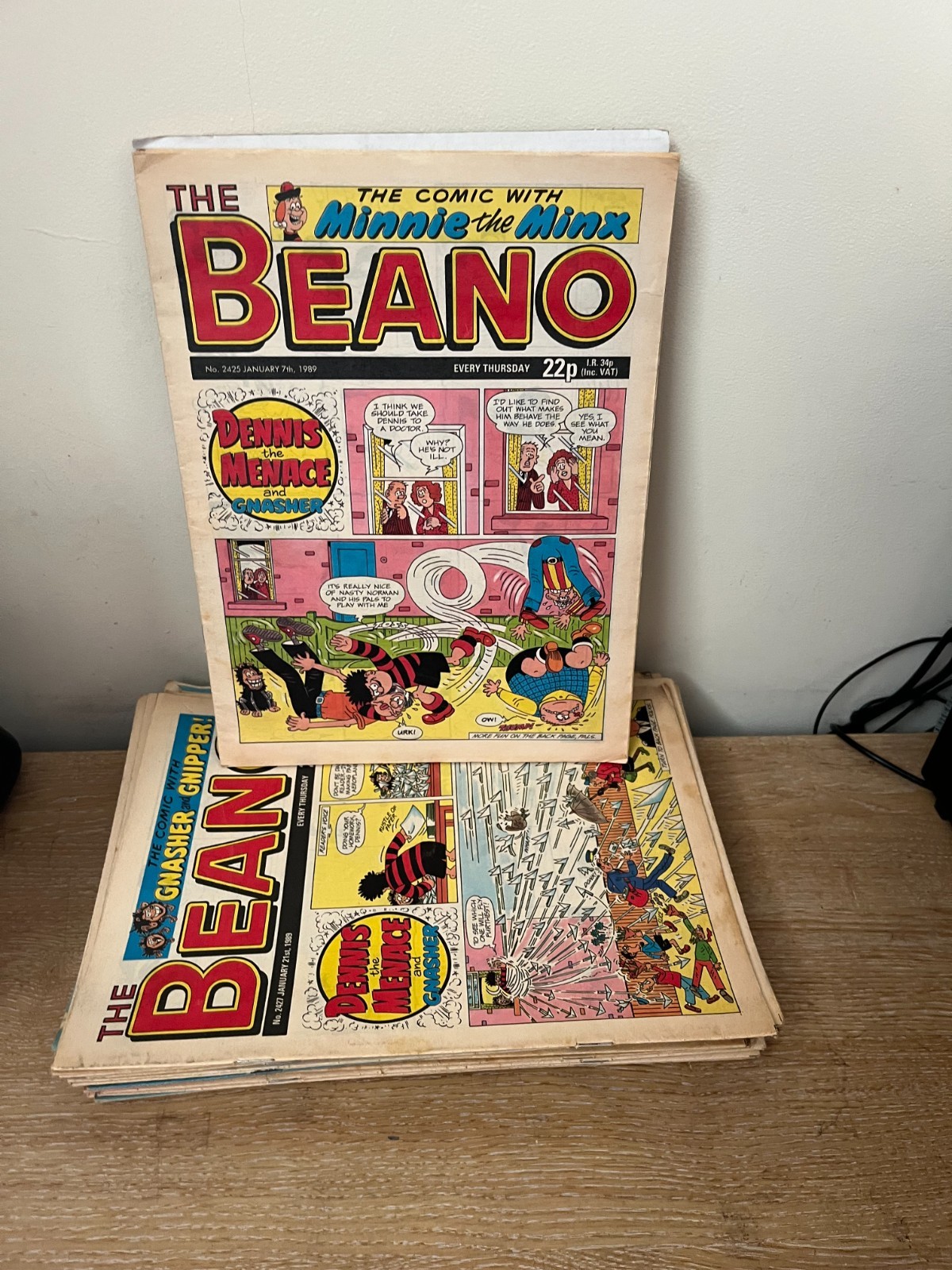 35 x 1989 Beano Comics   (See Nos in description)