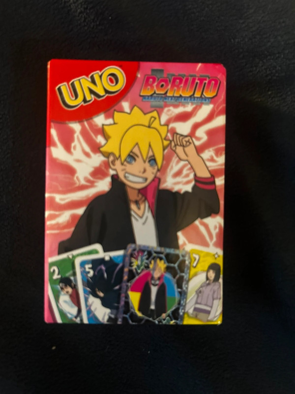 Jeu de cartes UNO Boruto / Naruto - Happy Meal McDo