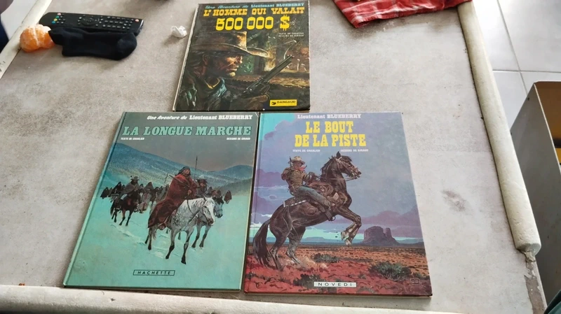Lot de 3 BD Blueberry – Charlier et Giraud – Western