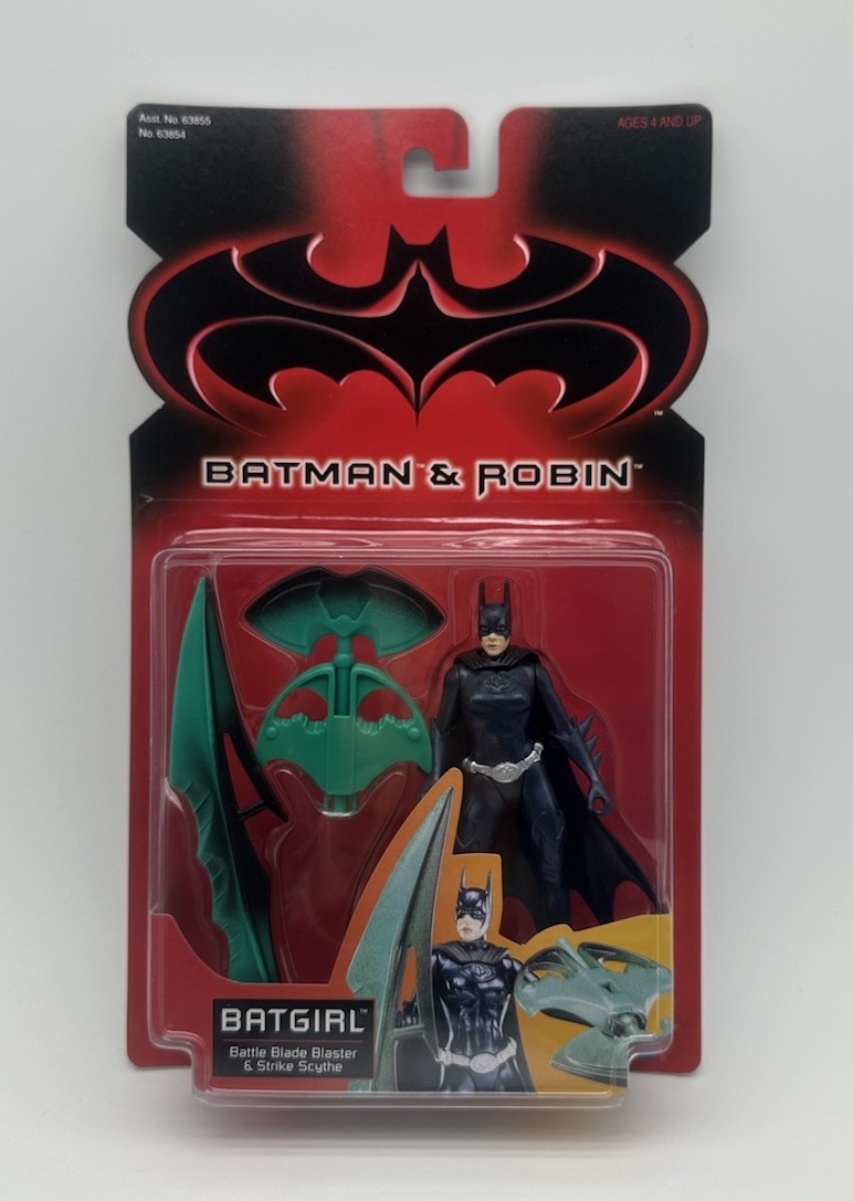 1997 KENNER BATMAN & ROBIN BATGIRL ACTION FIGURE BATTLE BLADE BLASTER NEW SEALED