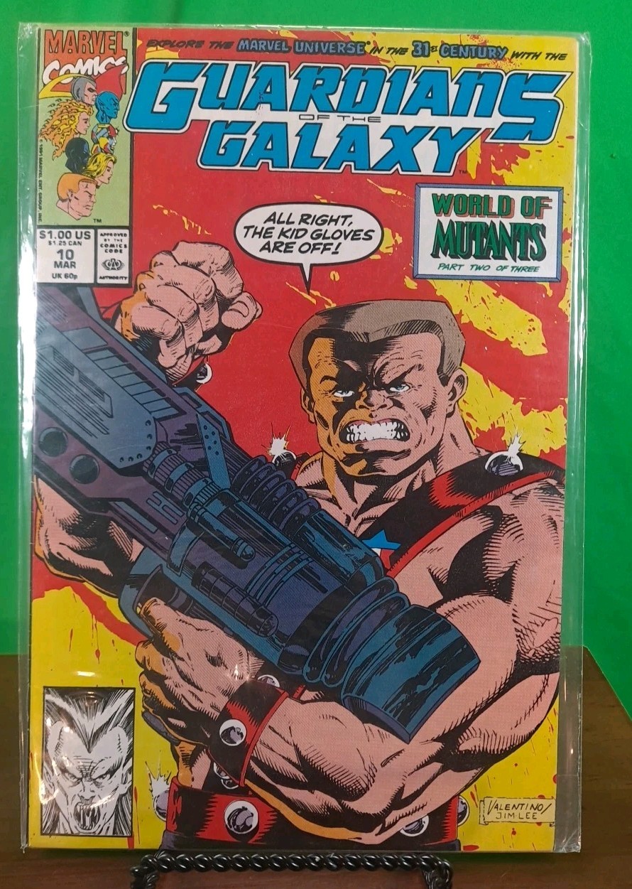 Guardiani della Galassia #10 "World Of Mutants Part Two" 1991 imballato e cardato