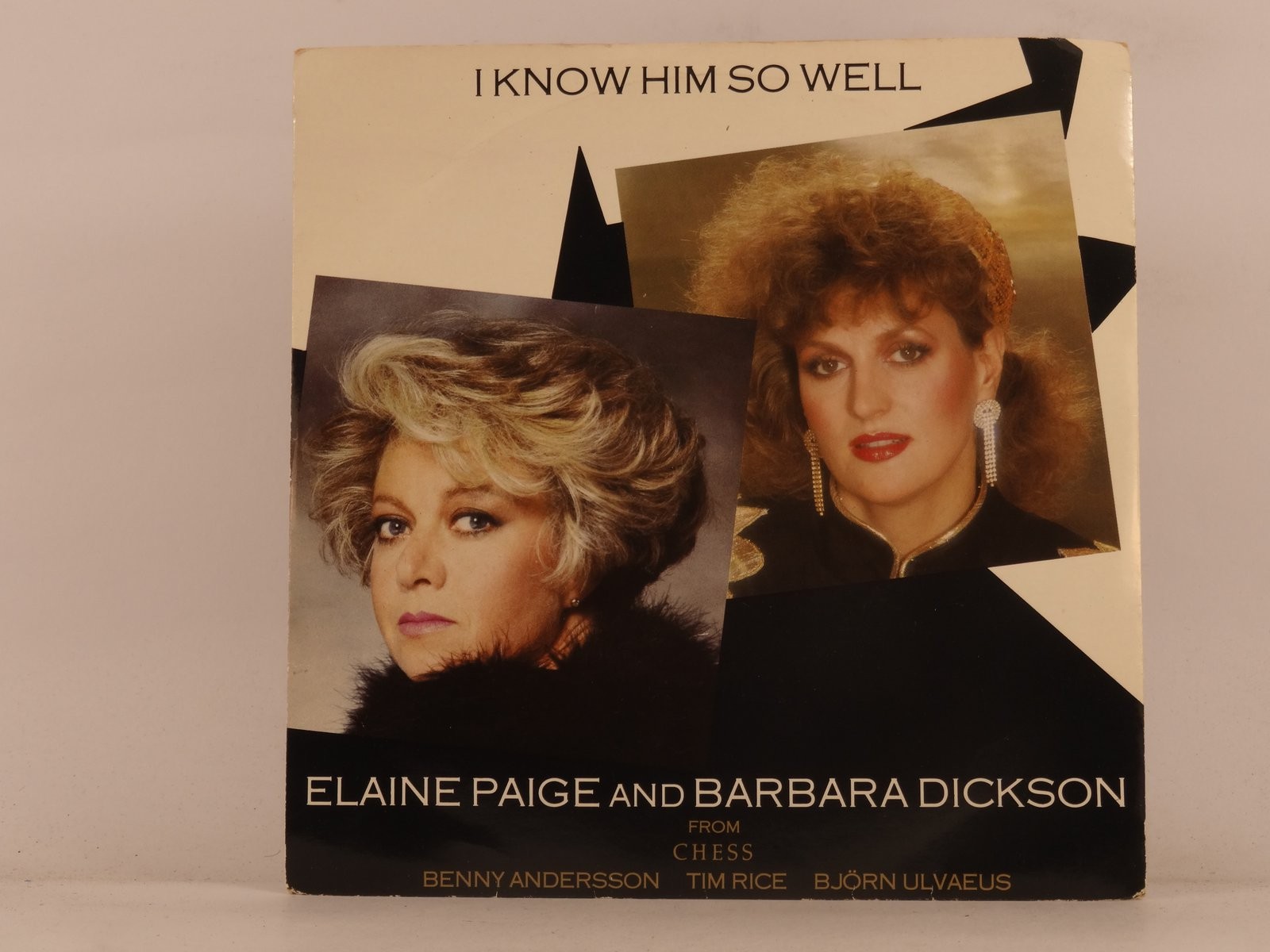 ELAINE PAIGE AND BARBARA DICKSON I KNOW HIM SO WELL (135) 2 Track 7" Single incl