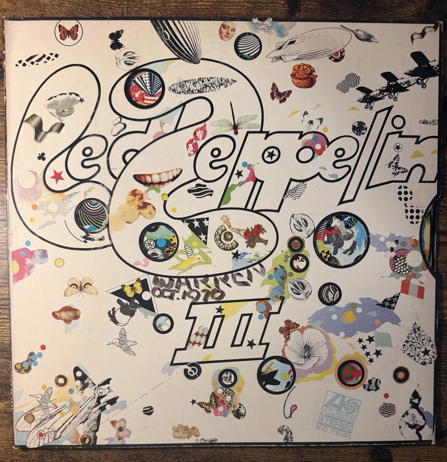 Led Zeppelin III LP 1970 1st Monarch Press