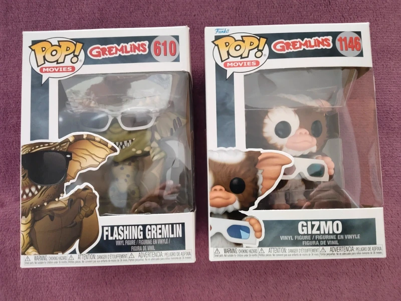 Dos funkos de Los Gremlins