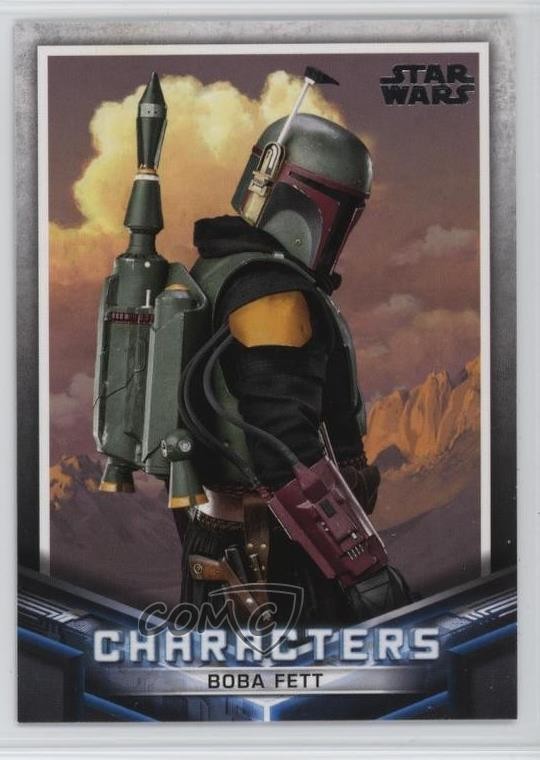 2021 Topps Star Wars The Mandalorian: Stagione 2 Personaggi Boba Fett #C-14 16gi