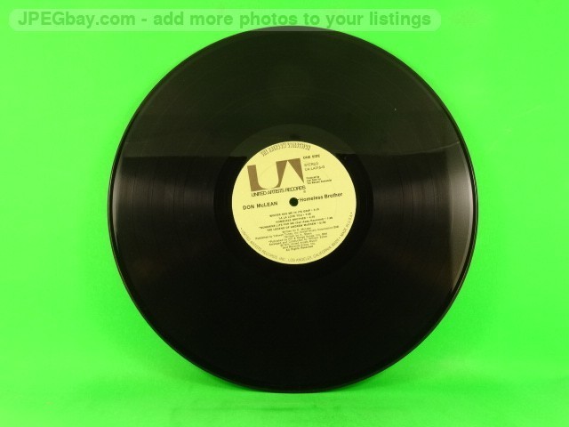 DON MCLEAN HOMELESS BROTHER (517/24) (517) 11 Track LP plus Company Sleeve UNITE