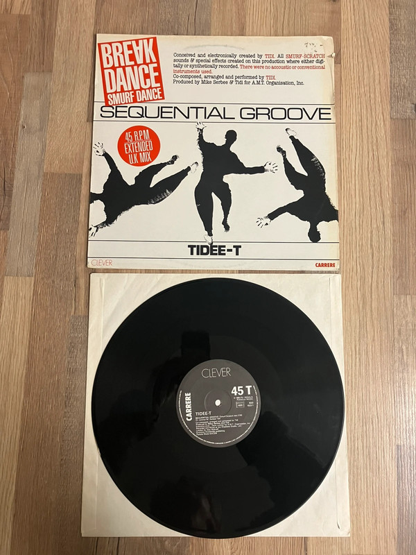 Vinyle maxi 45 tours Tidee T Sequential Groove