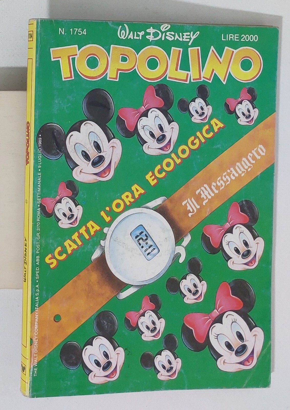 65150 TOPOLINO libretto n. 1754 - Disney 1989
