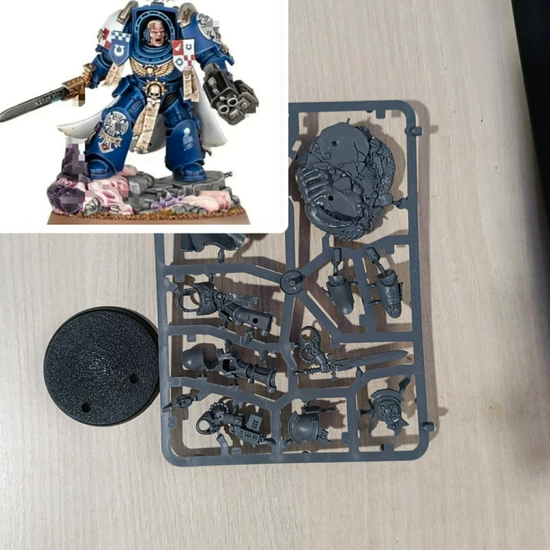 Captain in Terminator armour