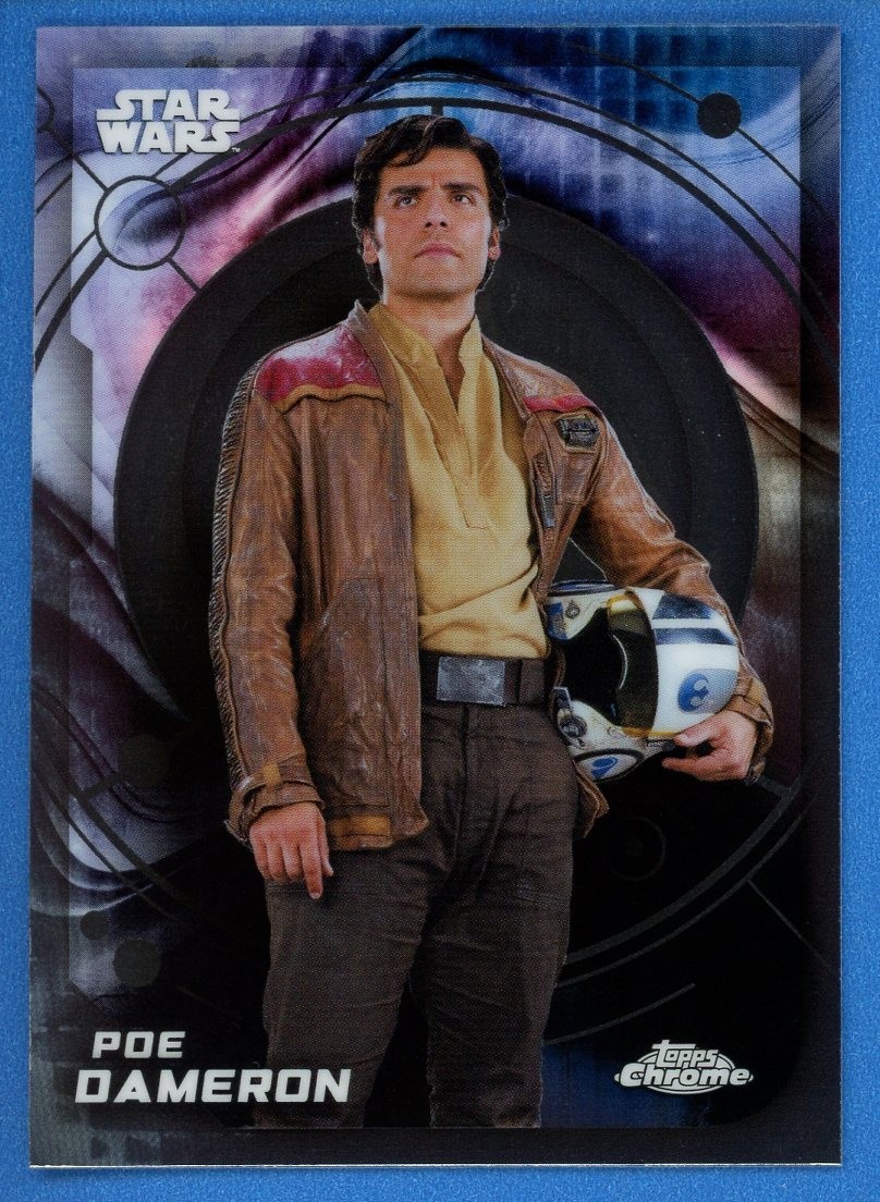 2026 Topps Chrome Star Wars #38 Poe Dameron Star Wars: The Force Awakens