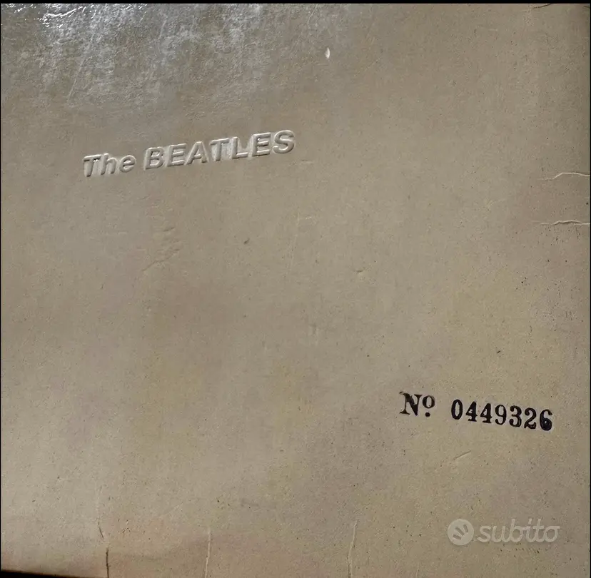 The Beatles - Album Bianco - 2 LP- prima stampa UK