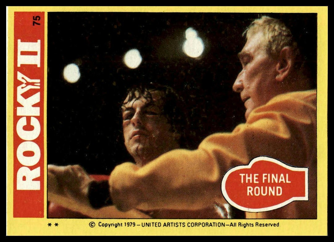 The Final Round - 1979 Topps Rocky II #75