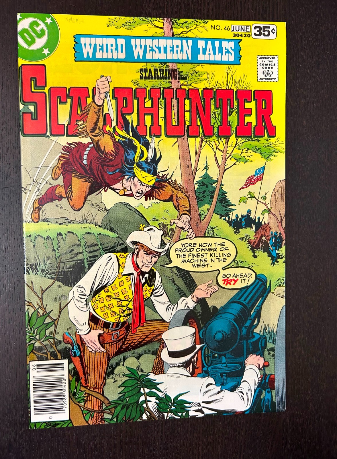 WEIRD WESTERN TALES #46 (DC Comics 1978) -- Bronze Age Scalphunter -- NM-