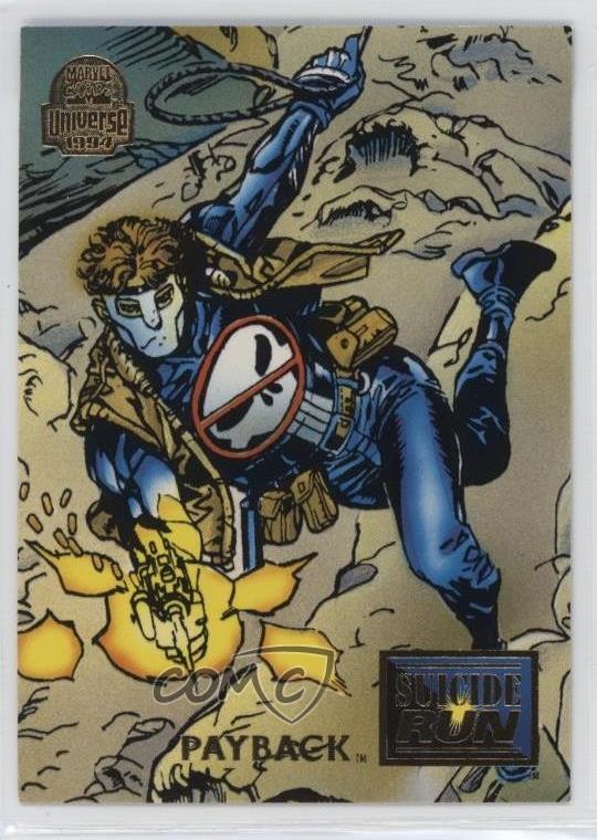 1994 Fleer Marvel Universe Serie V Suicide Run Payback #50 0l4h