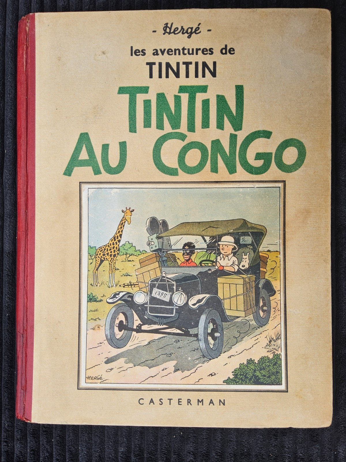 Tintin - Au Congo - A 14 - Noir et blanc De 1941 - TBE