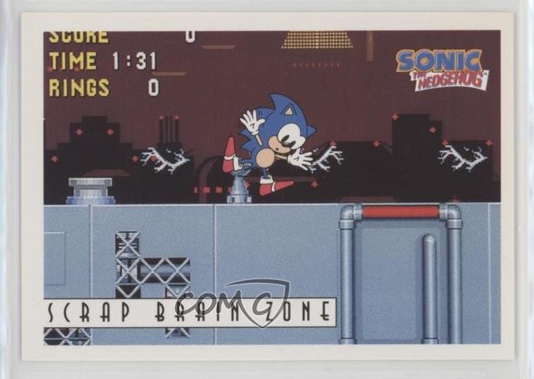 1993 Topps Sonic the Hedgehog Scrap Brain Zone #10 3c7