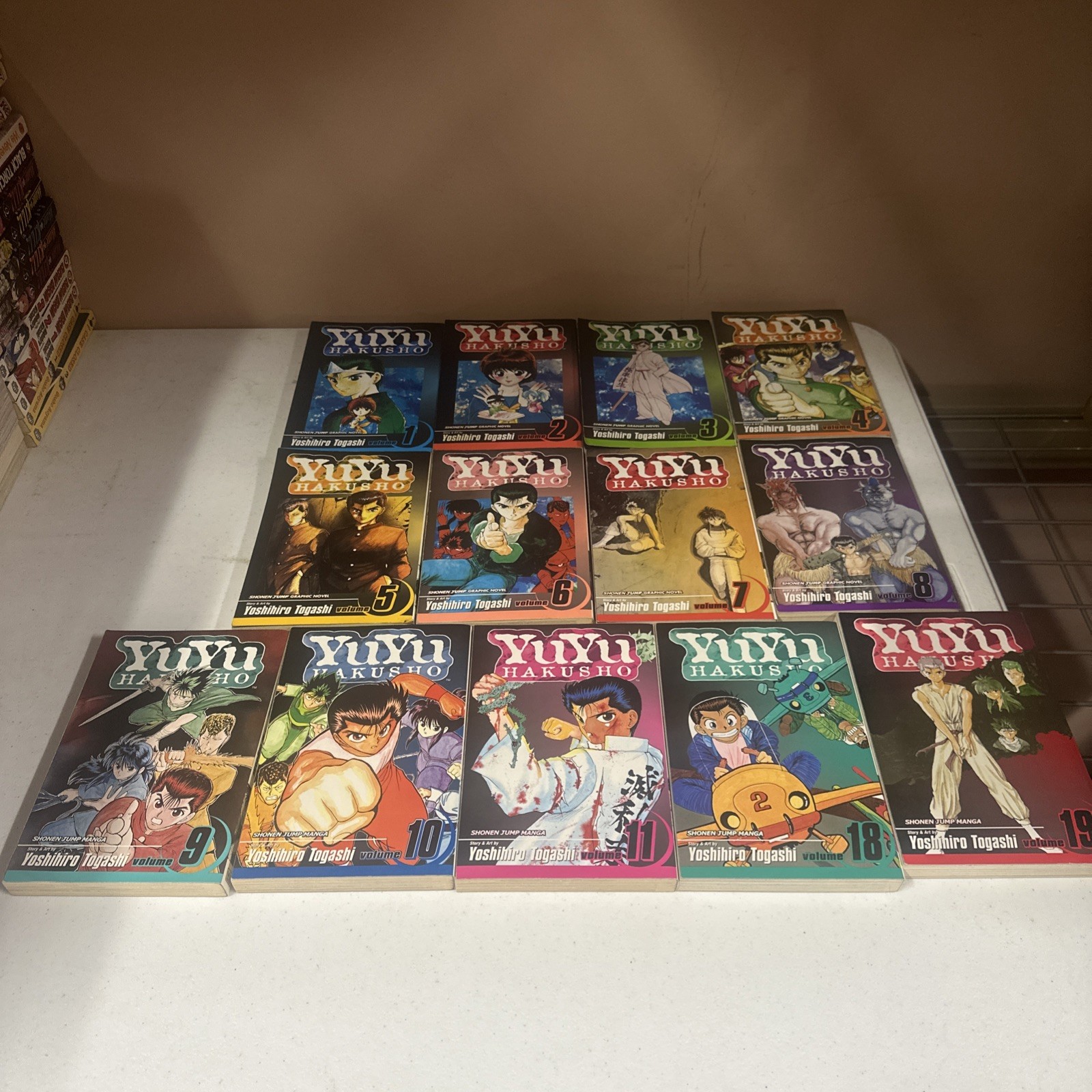 YuYu Hakusho Manga Lotto Vol 1-11, 18 e 19 Yoshihiro Togashi Shonen Jump