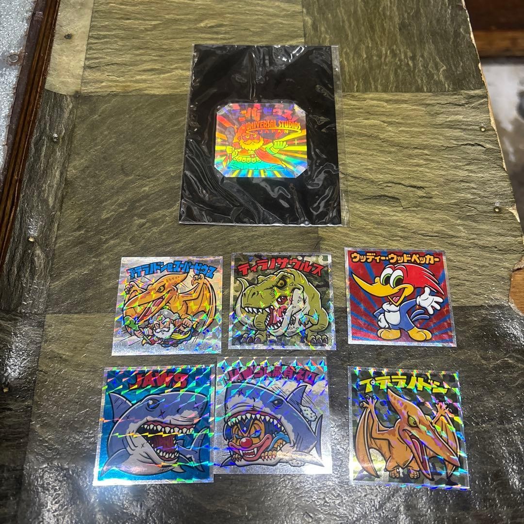 Universal Studios Japan Bikkuriman Seal set 7 pezzi