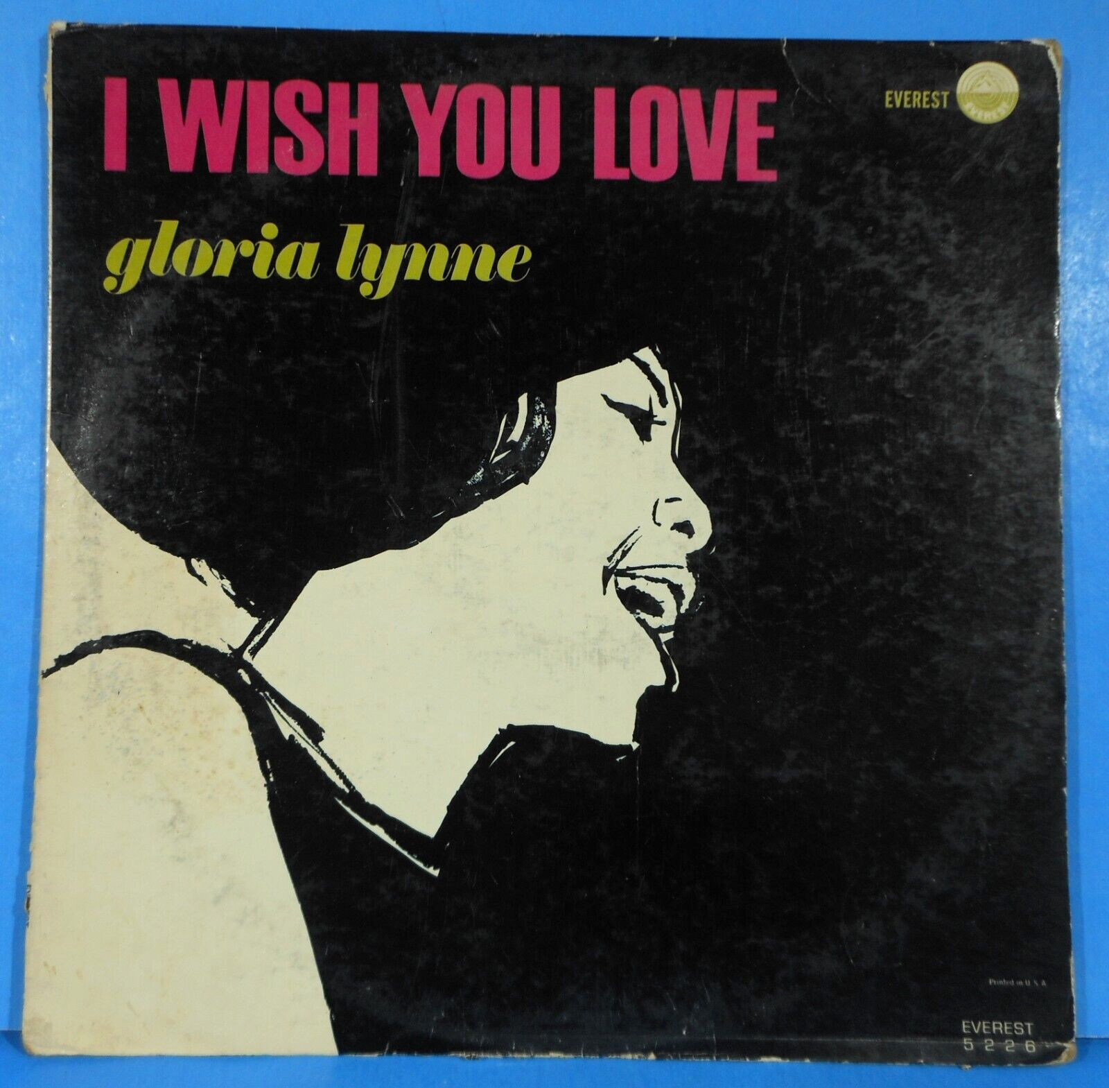 GLORIA LYNNE I WISH YOU LOVE  LP 1964 MONO ORIGINAL NICE CONDITION! VG/VG!!A