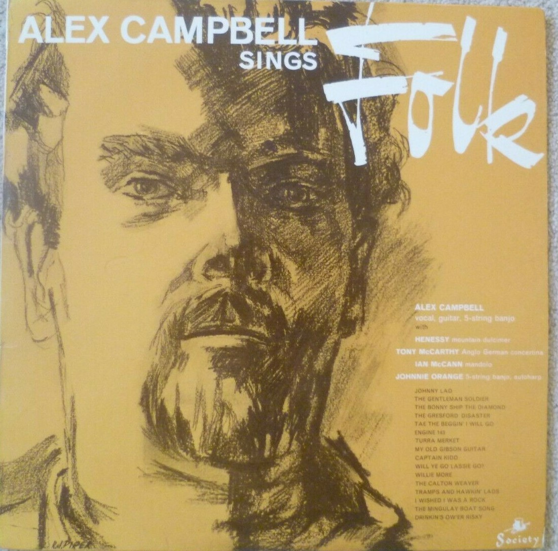 Alex Campbell - Alex Campbell Sings Folk 1964 UK Vinyl LP SOC 960   VG+/VG+