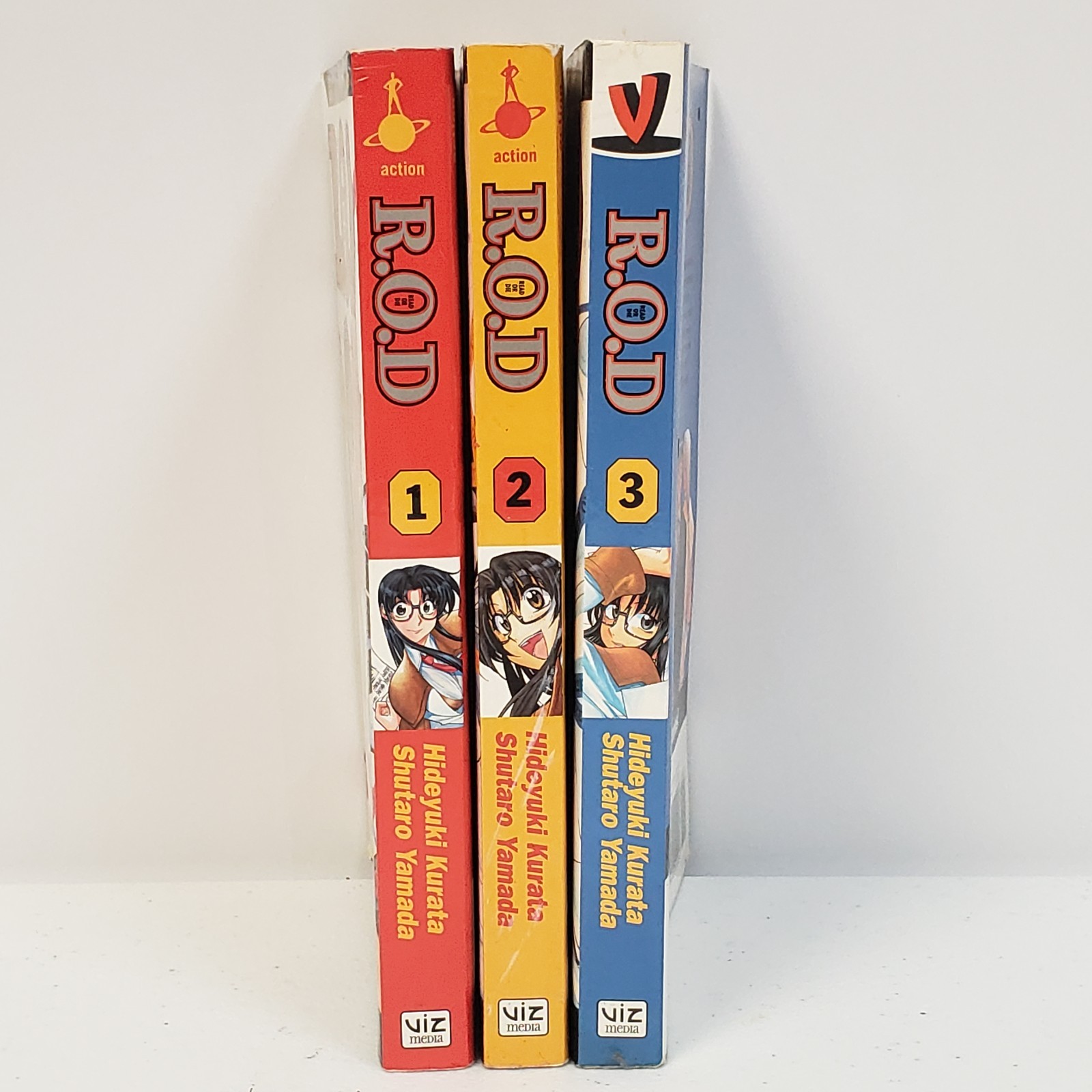 R.O.D. Leggi o muori manga vol. Pacchetto 1-3 inglese Viz Media Hideyuki Kurata