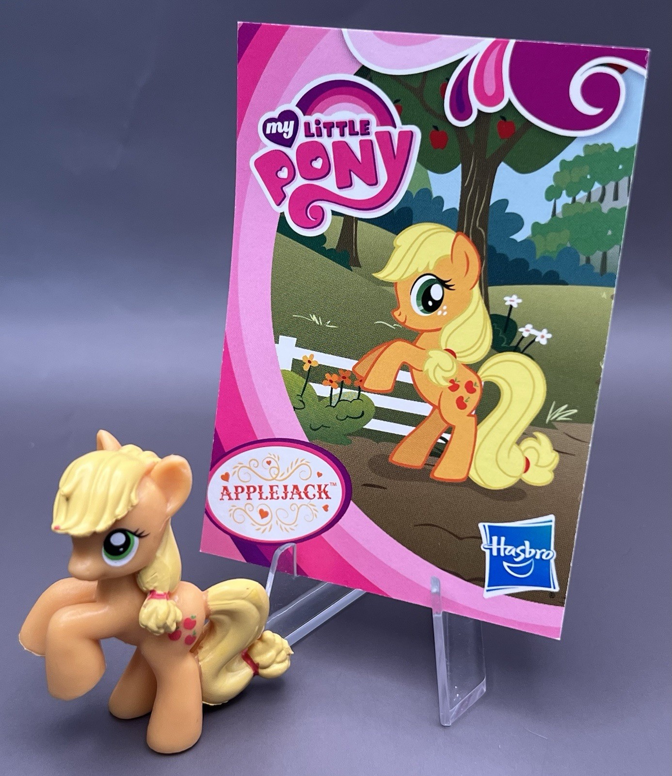 My Litttle Pony Applejack Blind Bag Mini Figure & Card - Pony Collection Set