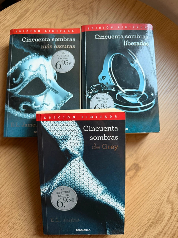 Pack 3 libros Cincuenta sombras de Grey – Edición limitada
