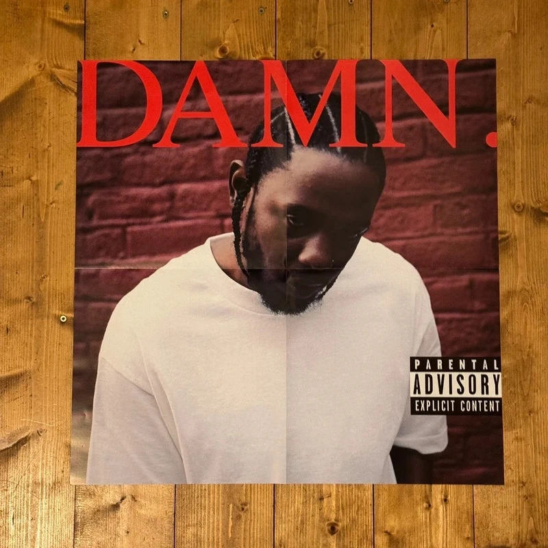 Poster Kendrick Lamar ‘Damn’ - 60×60 cm