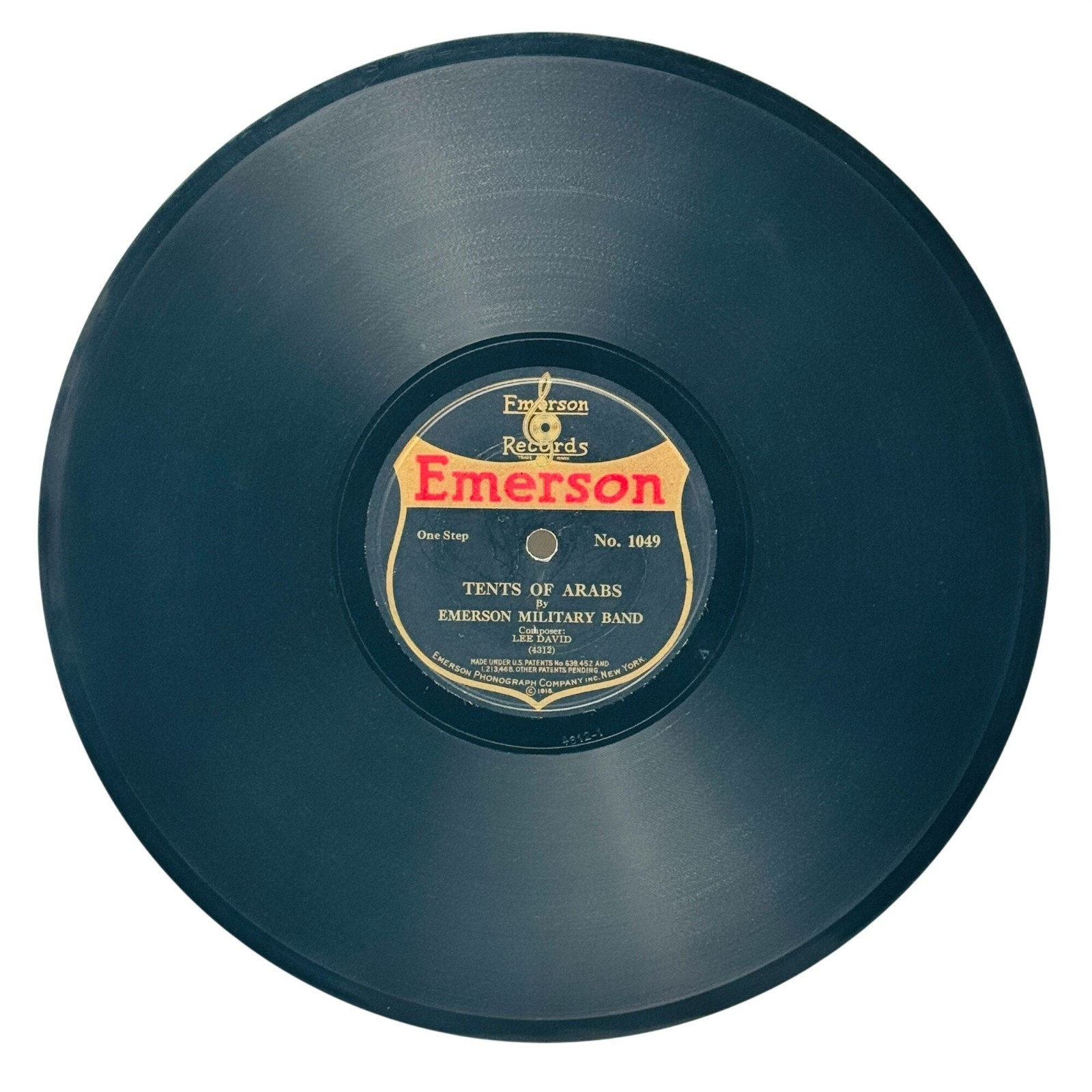 Emerson Military Band Tents Of Arabs Karavan 78rpm 10in Shellac Emerson 1049 VG+