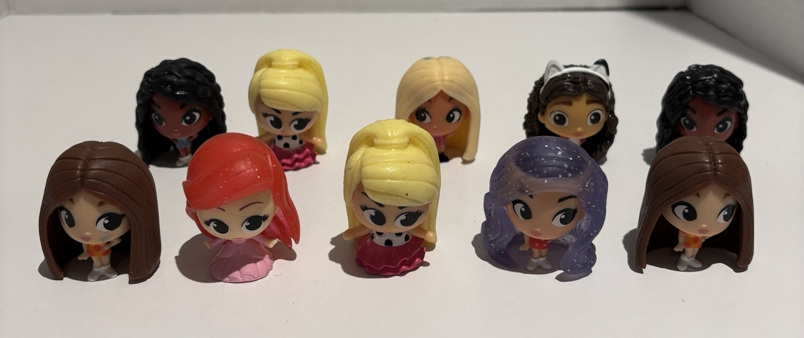 BARBIE Fash'ems - Lot Of 10 Mash’ems Mashems Figures Dolls Soft Squishy