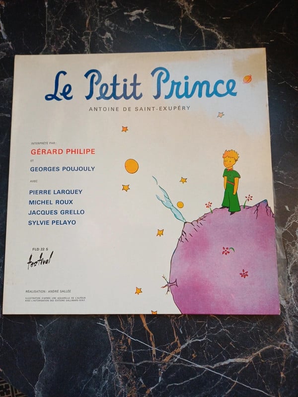 Vinyle le petit prince vintage
