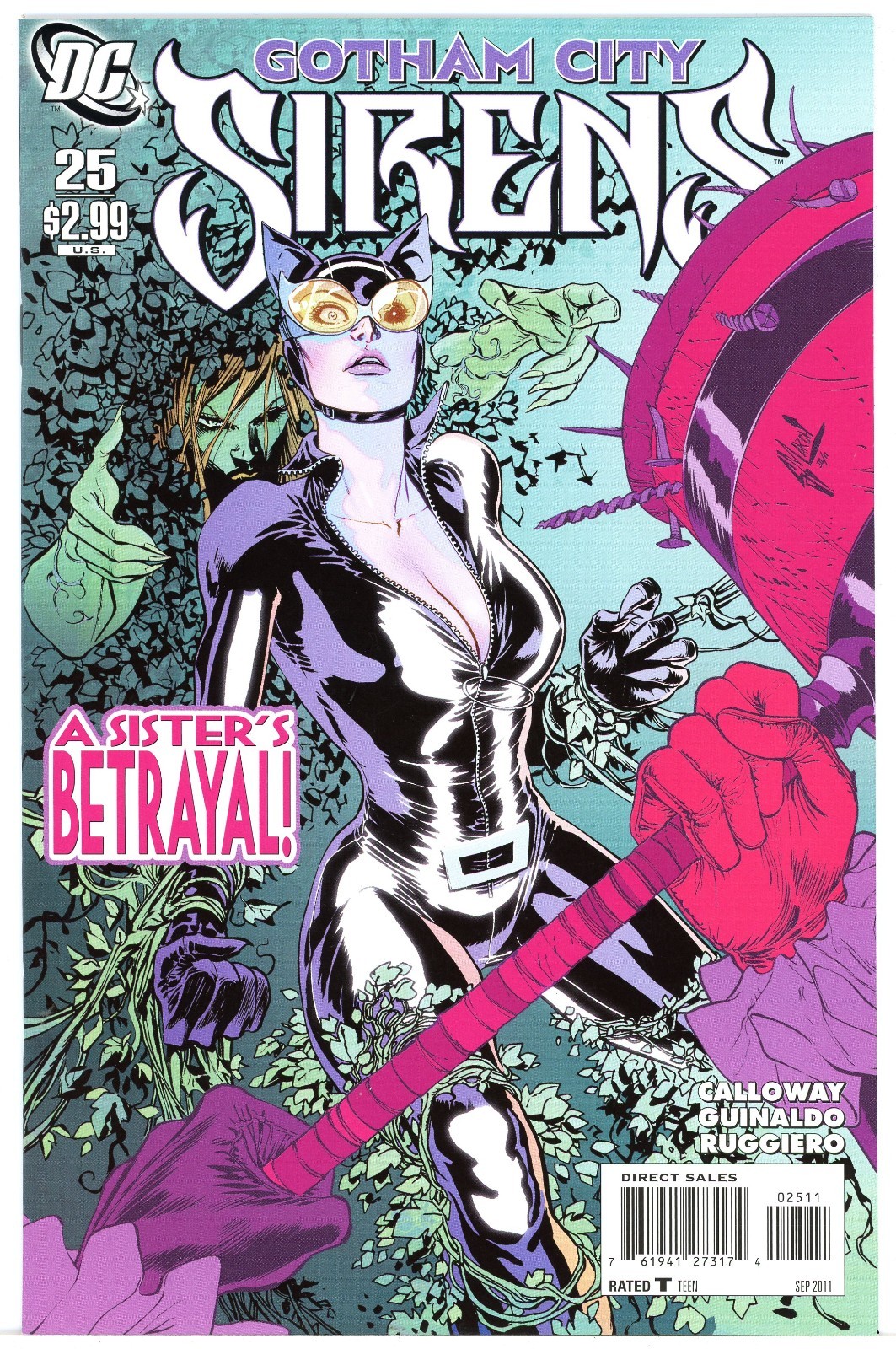 Gotham City Sirens #25 DC 2011 VF/NM penultima edizione Batman