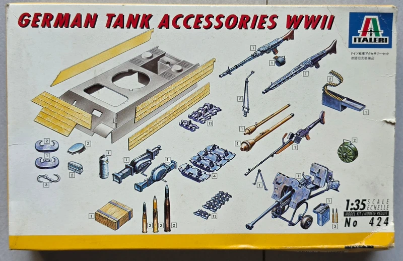 Italeri - German Tank Accessories WWII - No.424