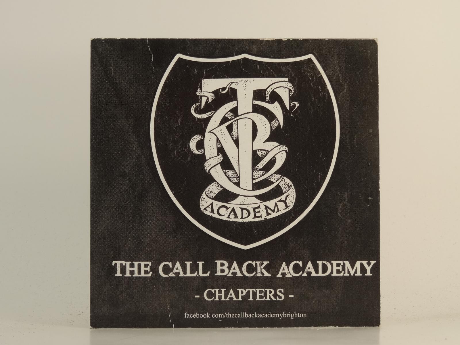 THE CALL BACK ACADEMY CHAPTERS (H1) 4 Track Promo CD Single including Card Sleev