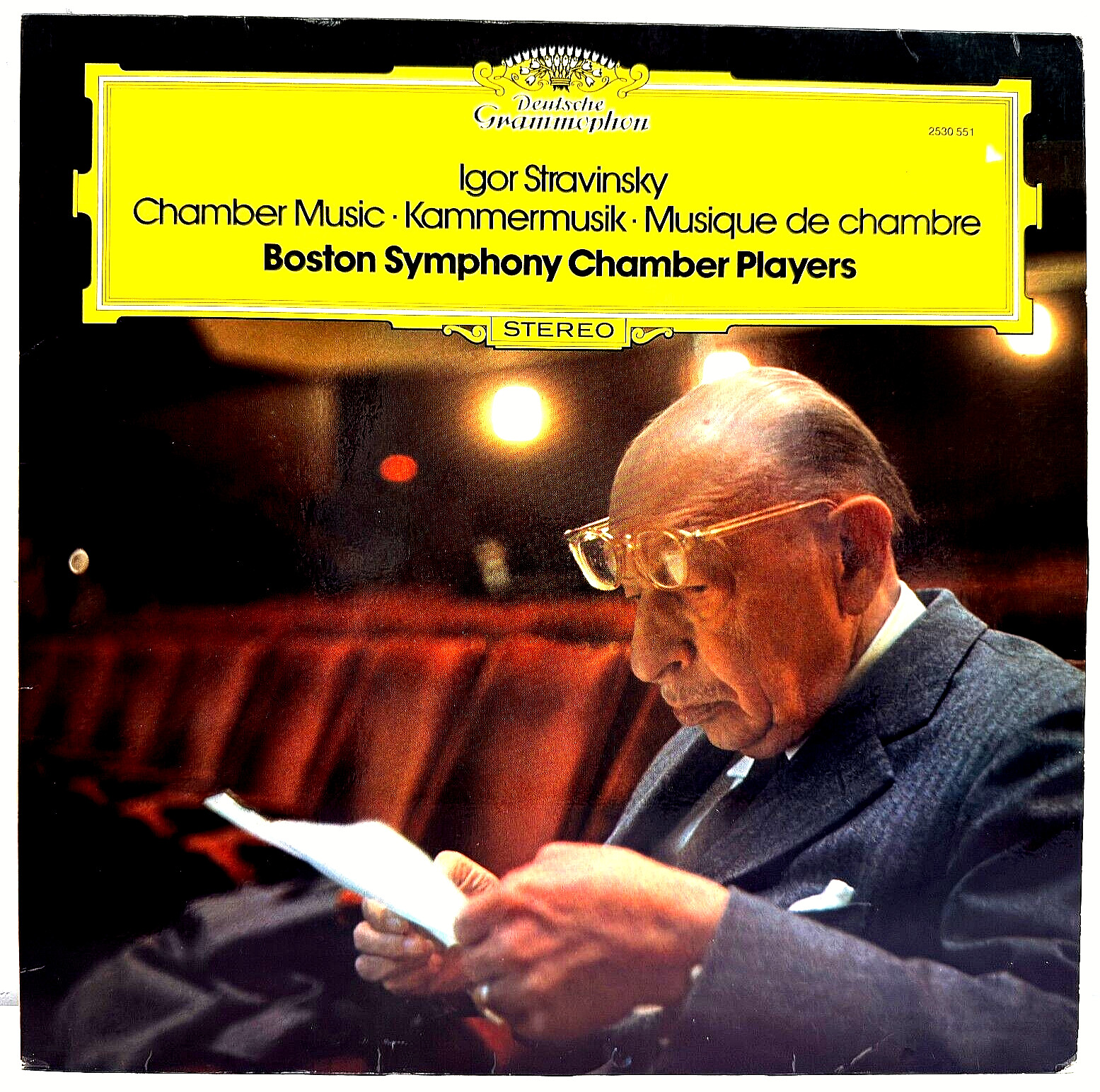 Igor Stravinsky Chamber Music 1975 Vinyl Deutsche Grammophon Records 1st Press