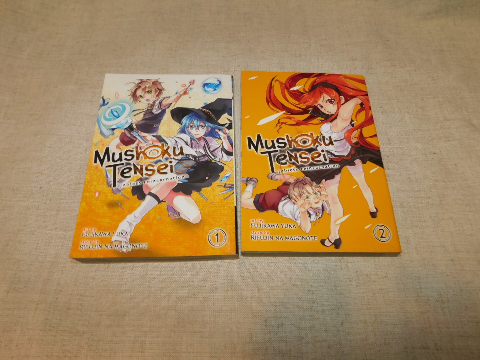 Mushoku Tensei Jobless Reincarnazione Light Novel Volumi 1-2 Uscita Inglese 