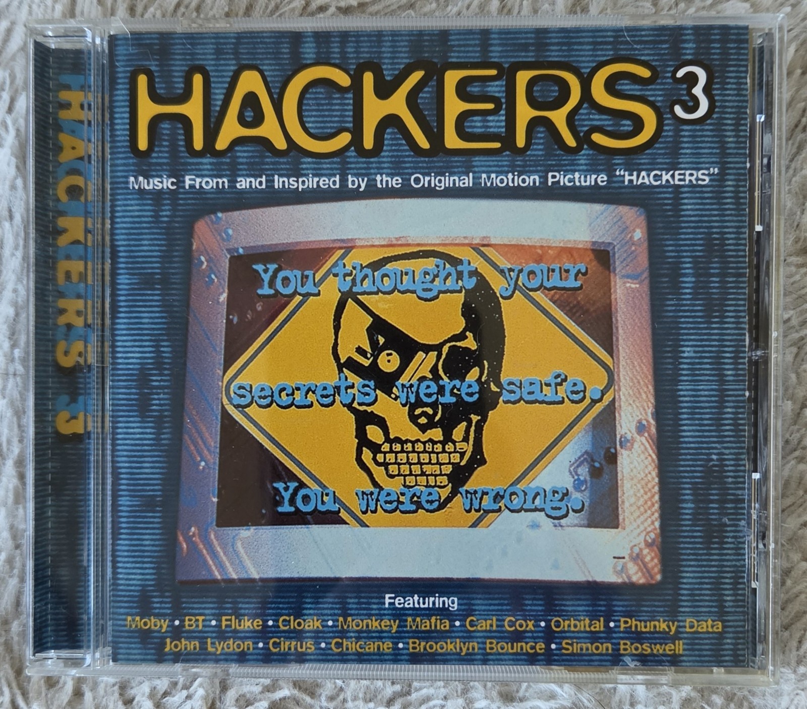 Hackers 3, Music from and Inspired by "HACKERS", Audio CD, USED