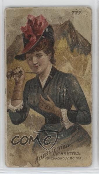 1888 Allen & Ginter Parasol Drill Tobacco N18 Fire 11bd