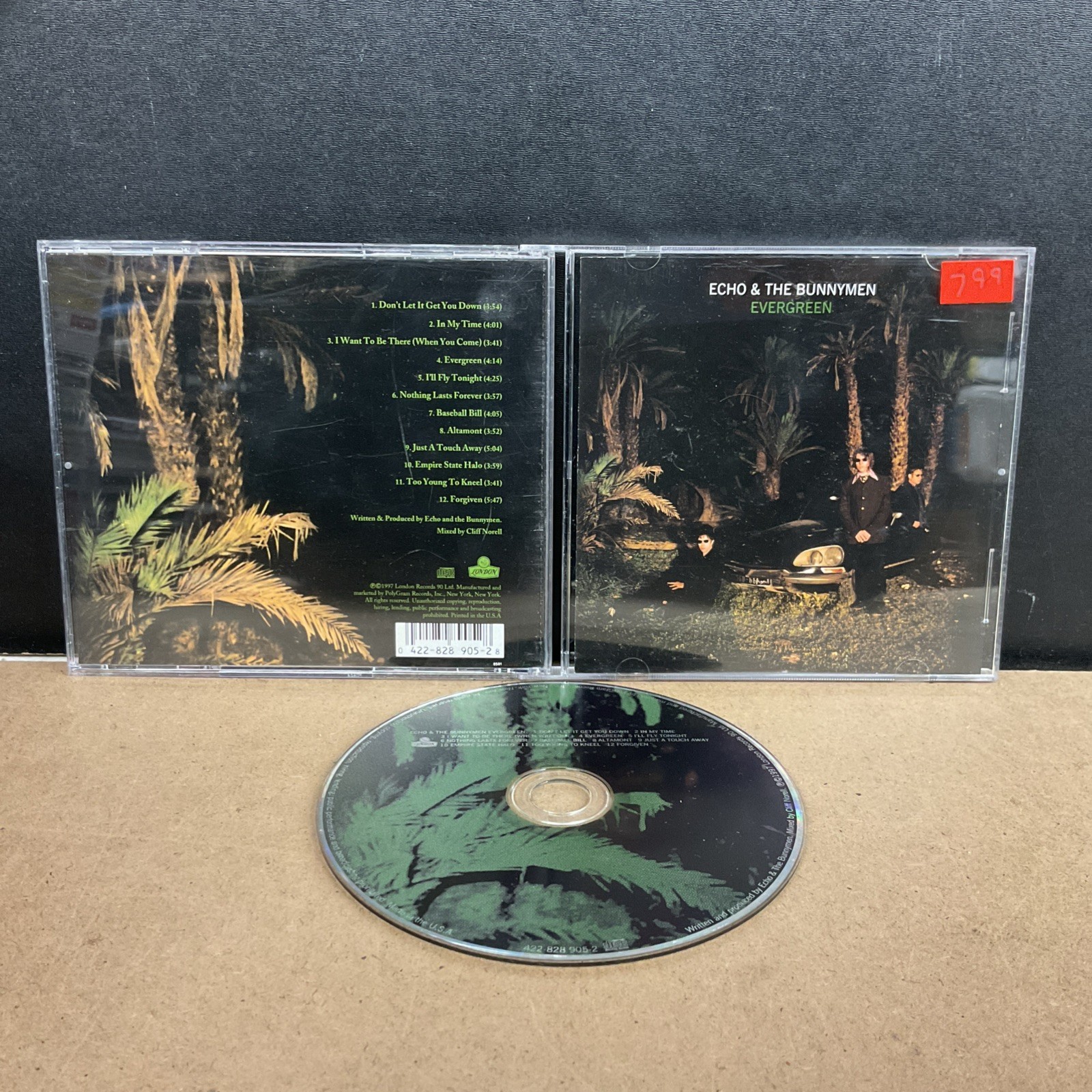 Evergreen by Echo & the Bunnymen (CD, 1997, London Records)
