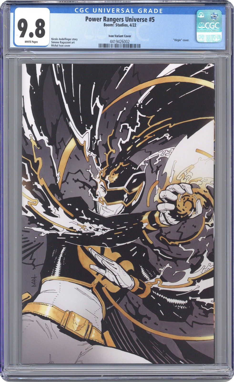 Power Rangers Universe #5E CGC 9.8 2022 4419426002