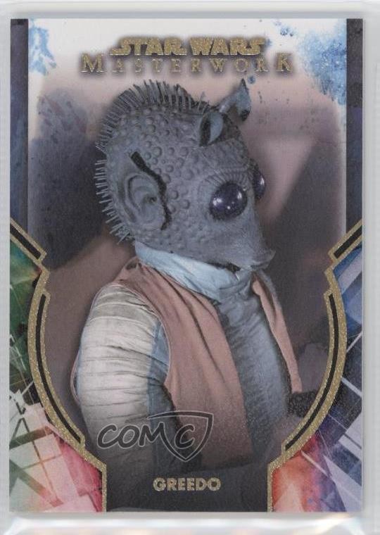 2022 Topps Star Wars capolavoro tela 1/25 Greedo #BH-12 8vc