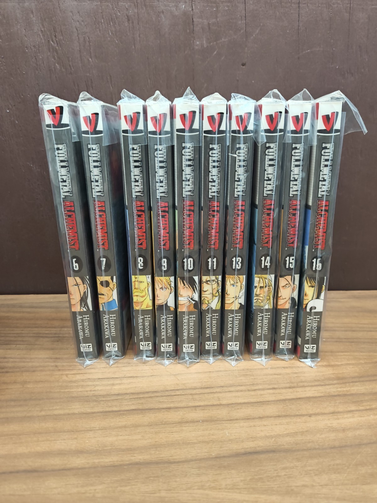 FullMetal Alchemist serie manga volumi 6-11, 13-16 dieci libri.