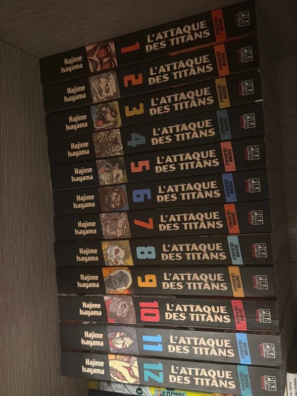 L'Attaque des Titans intégrale 1 à 12 – Édition Colossale Pika