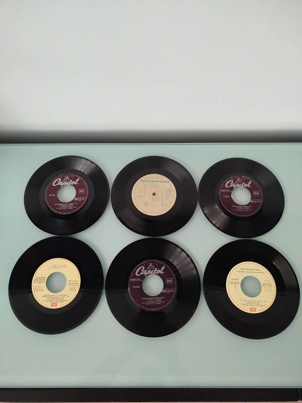 Lote de 6 Vinilos Decorativos 7"
