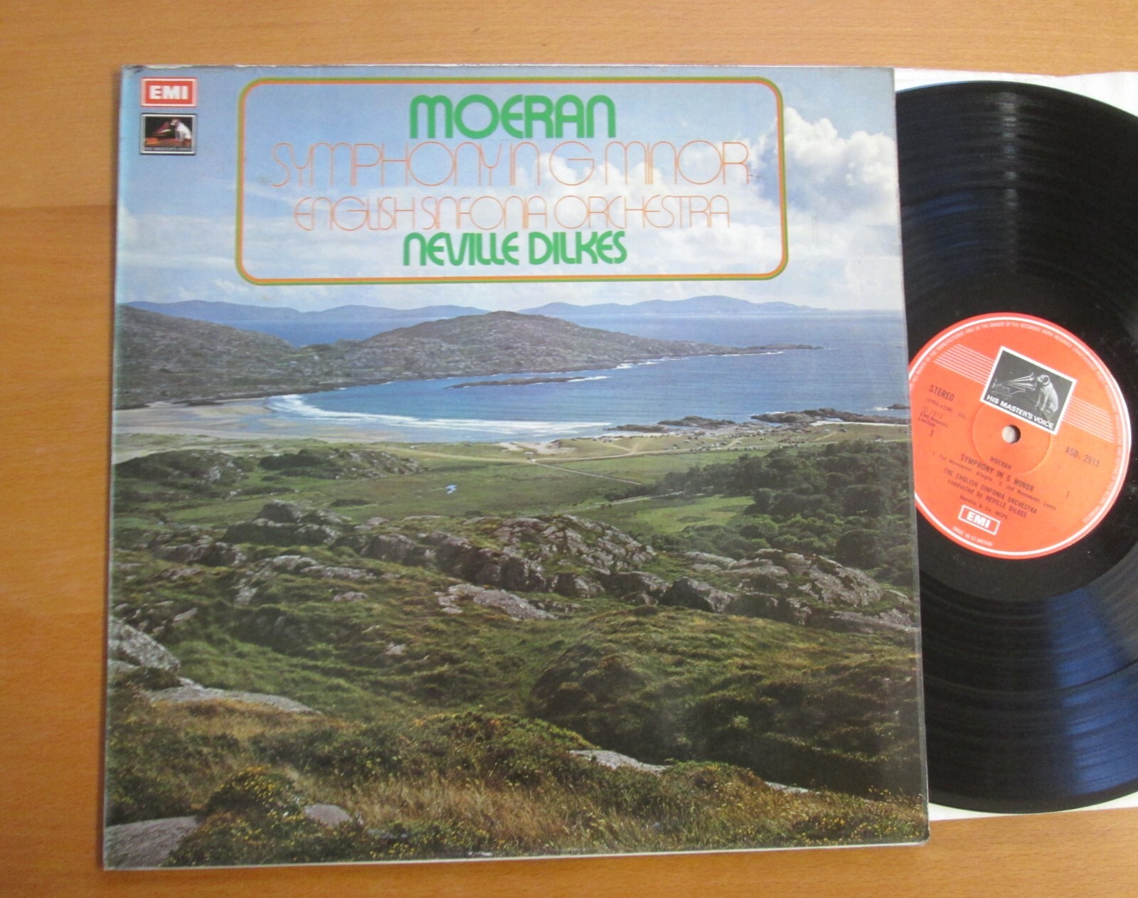 ASD 2913 ED1 Moeran Symphony in G minor Neville Dilkes EMI Stereo 1st EXCELLENT