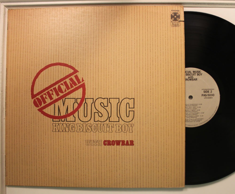 King Biscuit Boy Con Crowbar Lp Musica Ufficiale Su Paramount - Vg++ / Vg++