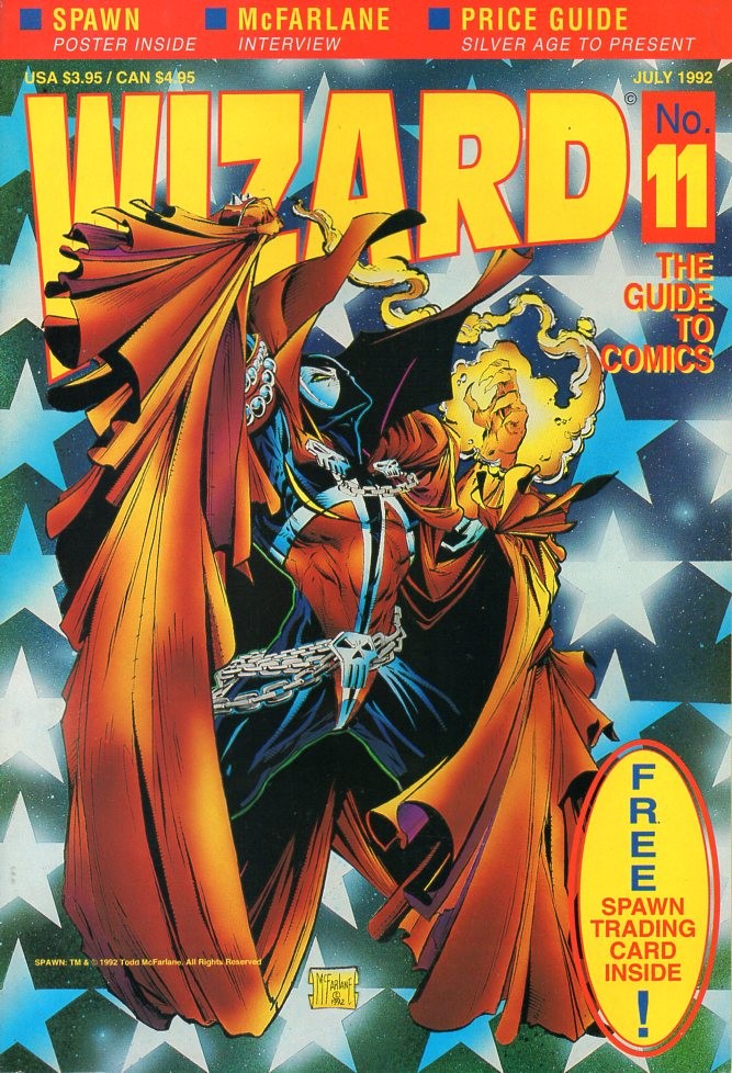 WIZARD: THE COMICS MAGAZINE #11 - LUGLIO 1992, VF+ 8,5