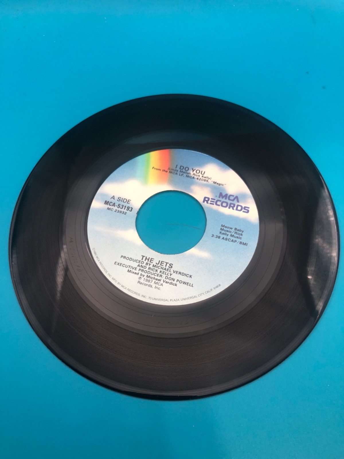 The Jets – I Do You 7" Single Record 1987 MCA R&B Pop 45 RPM NM