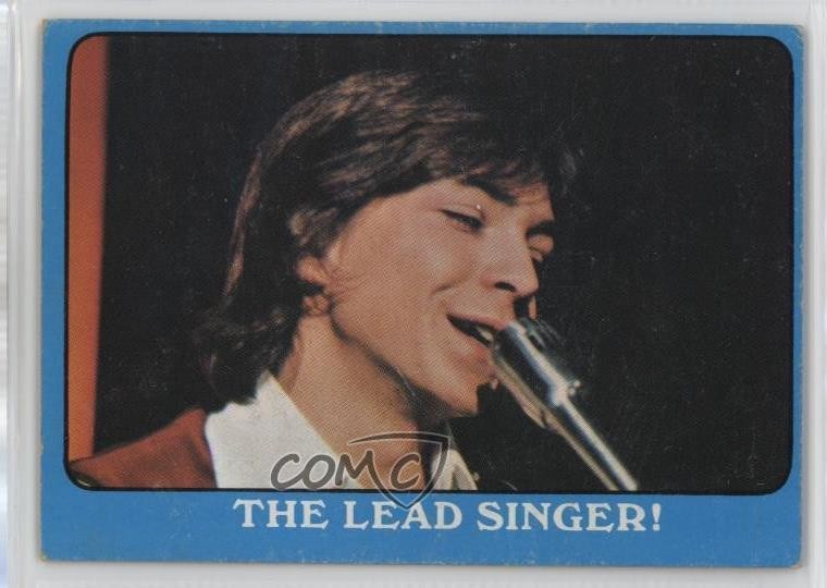 1971 Topps Partridge Family Blue Border David Cassidy Keith The Lead Singer 12zm