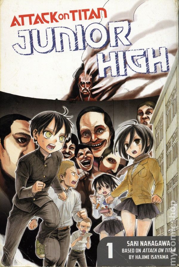 Attack on Titan Junior High GN #1-REP VG 2014 immagine stock basso grado